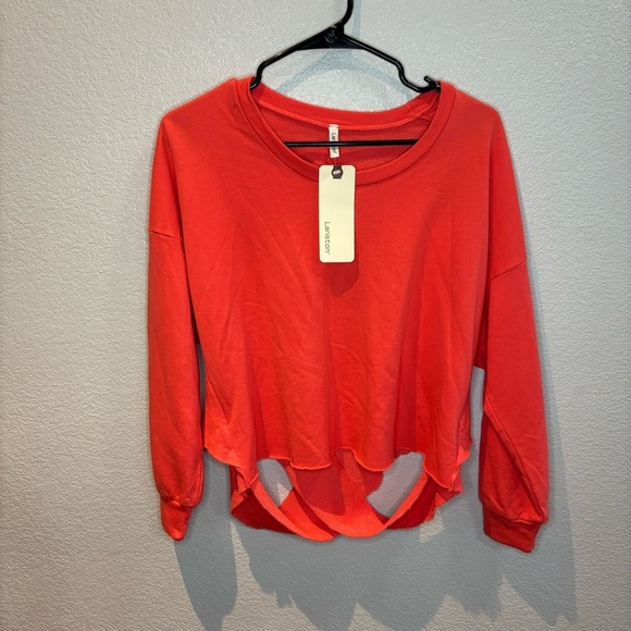 Lanston Sport Sweaters - NWT Lanston Coral Sweater with Cutout